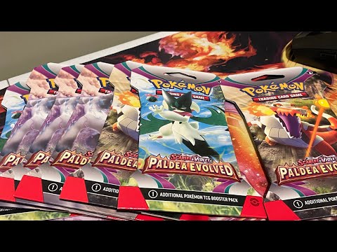 ASMR Pokemon Card Opening: Paldea Evolved | Magikarp! 🐠