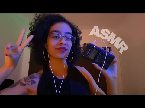 PRIMEIRO ASMR COM O TASCAM 🥳
