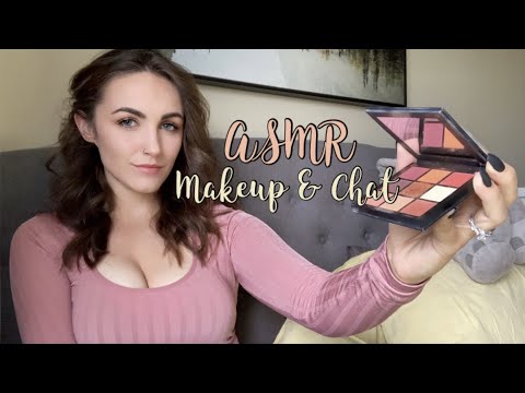 💖 ASMR Doing my Makeup & Soft-Spoken Chat 🐶