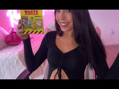 ASMR Toxic Waste Candy