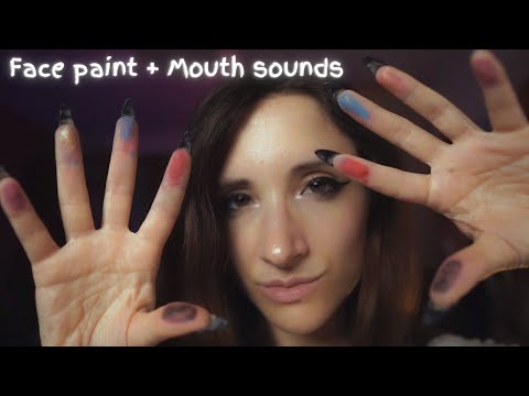 ASMR Face Painting intenso + Mouth Sounds