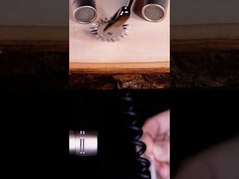 Spike on Wood with Cord Fluttering ASMR