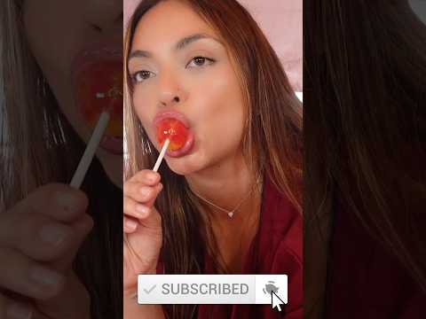 ASMR Lollipop While I Read to You 🍭📖 #shorts