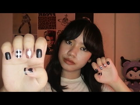 asmr nail on nail tapping