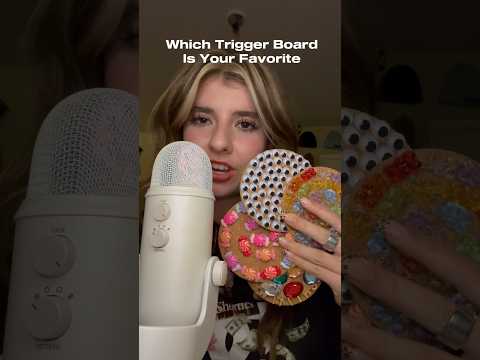 ASMR TRIGGER BOARDS #asmr