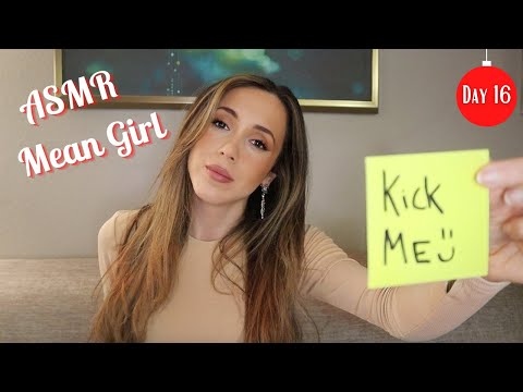 ASMR Mean Girl Party Invite | whispered, calculator sounds, marker sounds...