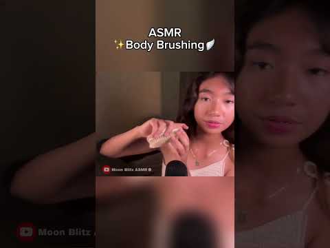 Dry Body Brushing #asmrtriggers #asmrbrushing