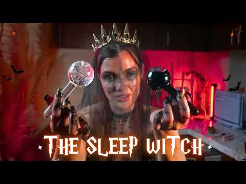 ASMR Sleep Witch Facial 🖤 Personal Attention Sleep Ritual to Put You to Sleep