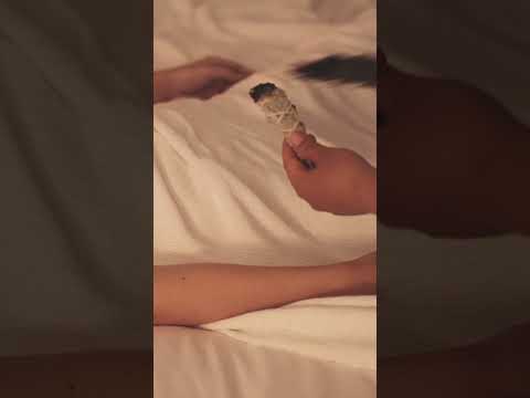 ASMR smudging with @xokatieASMR #asmrsmudge #asmrsleep  #asmrvideo  #asmr #asmrrealperson