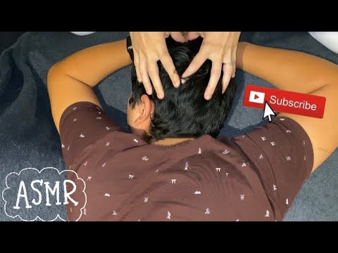 ASMR⚡️Nice scalp scratch + hair play! (LOFI)