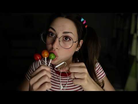 🍭Lollipop🍭 Licking and Mouth Sounds ASMR NO TALKING