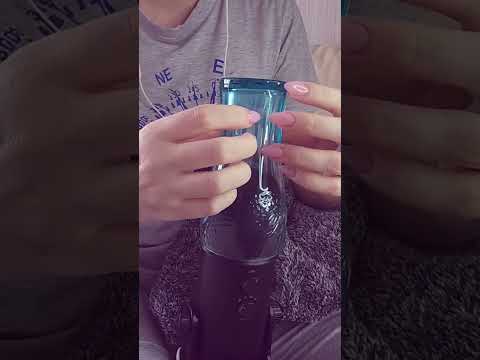 ASMR Scratching and Tapping Glass #asmr #asmrvideo #asmrshorts #glasstapping #glasssounds #relax