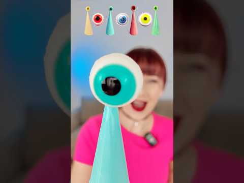 ASMR Jelly Gummy Eyeballs Eating sounds #mukbang #eatingsounds