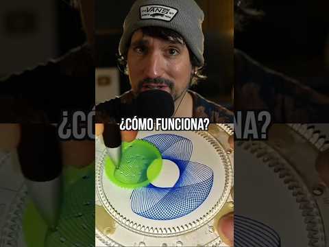 ¿Cómo logra formas TAN PERFECTAS? 😭 #curiosidades #cosasquenosabias #asmr #espirografo