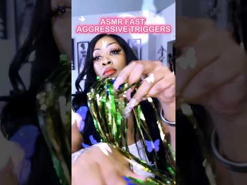 Fast Aggressive Visual Triggers Foil Pom Pom Sounds | #ASMR