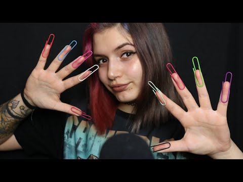 (Magyar ASMR) 📎 Tapping Gemkapcsokkal | ASMR Tapping with Paper Clip Nails 📎