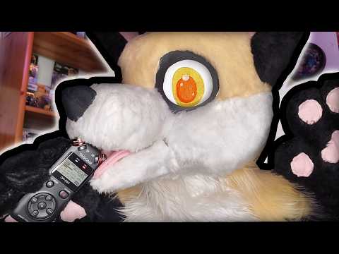 [Furry ASMR] Mouth Sounds And Trigger Words In Fursuit