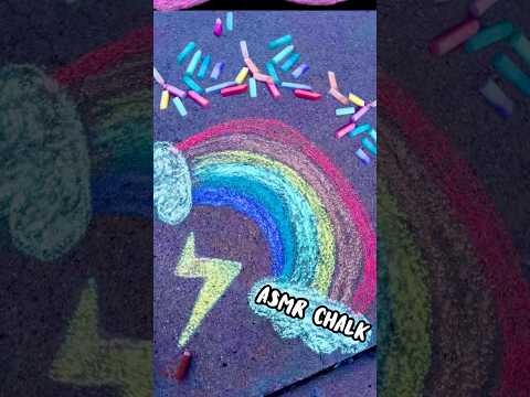 Chalk ASMR 🖍️🌈 #chalkasmr #chalkart #artist #art #satisfying #drawing #colorful #visual #relaxing