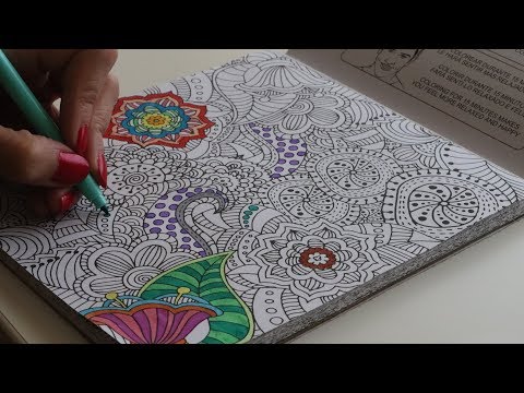 ASMR Coloreando un mandala + susurros RELAJANTES