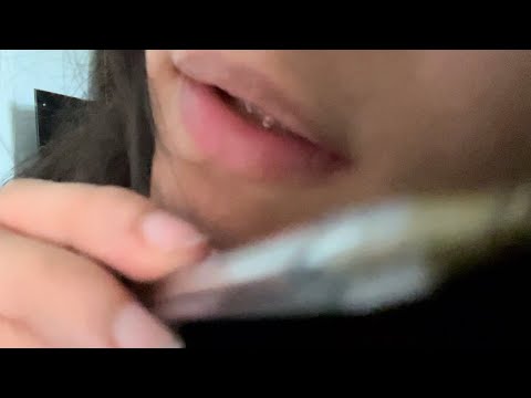 ASMR writing on your face ✍︎