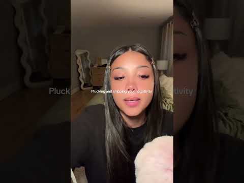 PLUCKING YOUR NEGATIVITY #asmr
