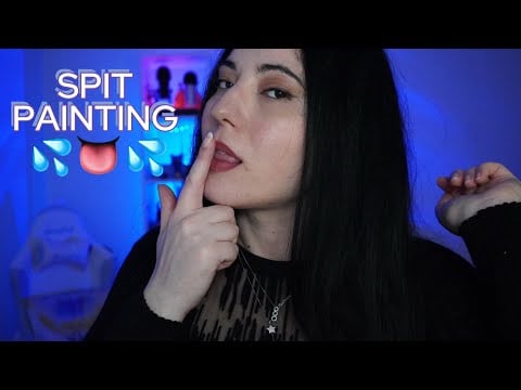 Spit Painting 👅 Rilassante su di te ASMR
