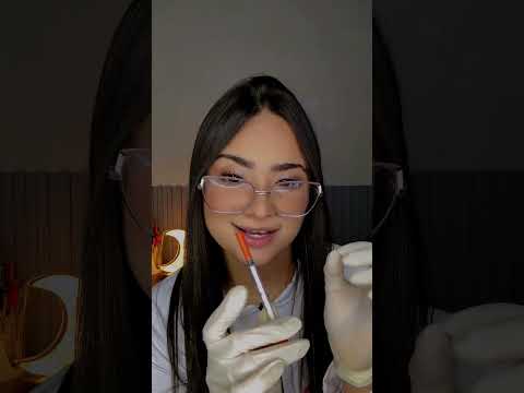 ASMR exame de sangue 🩸 #asmr