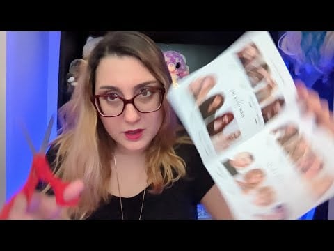 ASMR Chaotic Haircut (Spit Painting, Weird, Fast and Aggressive Spontaneous Personal Attention