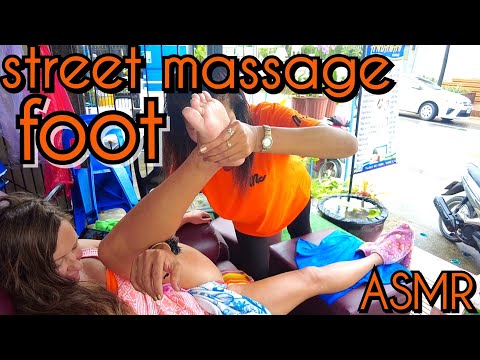 ASMR Thai street foot massage