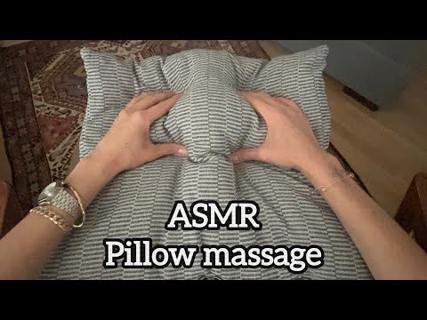 ASMR 🌙 Pillow massage - Massage movements and fabric sounds (no talking)
