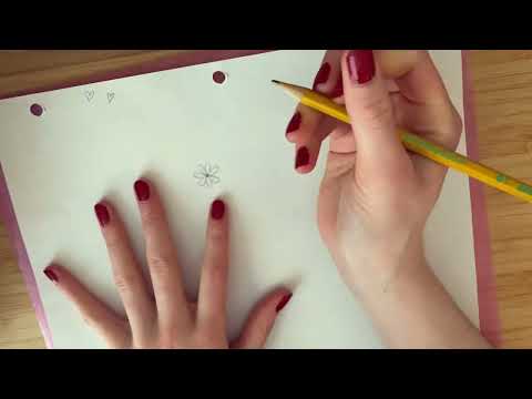Sketching ASMR - pencil sounds and whisper rambling