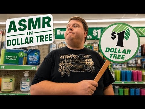 ASMR IN DOLLAR TREE 