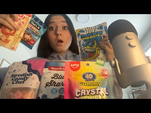 ASMR~ Trying Candy And Snacks!! 🍬
