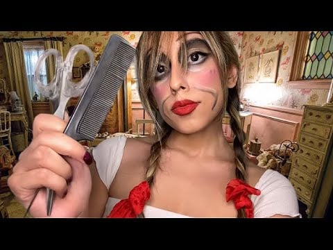 ASMR Annabelle Doll Gives You A Haircut 🎃(Haircut RP) Personal Attention