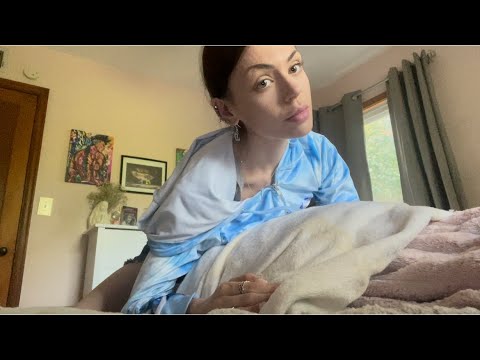 Asmr POV body back massage (~scratches, reiki cleansing~)