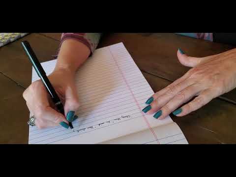 Visual ASMR Request | Cursive Script