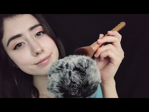 ASMR | Mic Brushing with Whispered Rambles