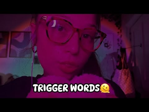 ASMR- Trigger Words + Mouthsounds, And Hand Movements🫠