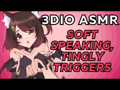 【3DIO ASMR】🌸 you have all my attention~ ♡ soft speaking, tingly triggers