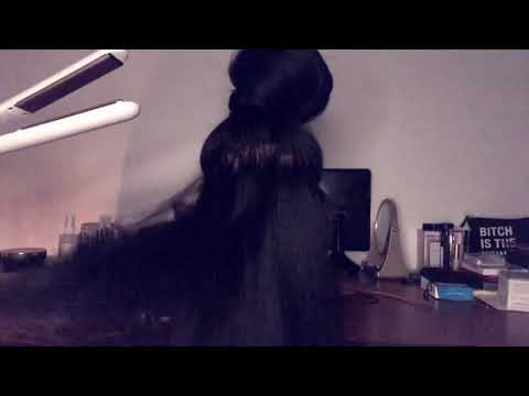 ASMR Sleepy HAIR PLAY on Mannequin (Brushing,Tapping,Spray Bottle Sounds,etc)