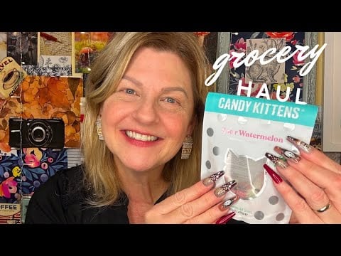 ASMR First Grocery Haul of 2026!! New Items & Stories | Tapping with Tingly Long Nails