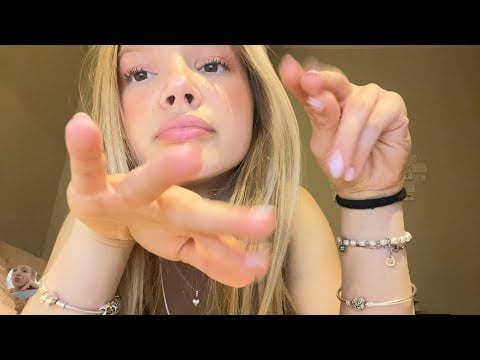 asmr for sleep late night relaxation!! 💓 random upclose handmovements🤗