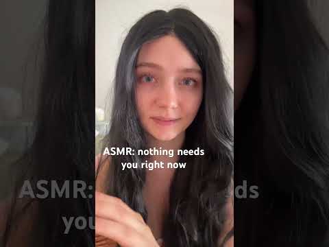 nothing needs you right now 🤍#asmr #girlfriendasmr #sleepasmr #grounding #whisper