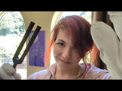 ASMR - Classic Ear Cleaning and Hearing Test - Otoscope, Picks, Gloves, Forks, Soft Spoken