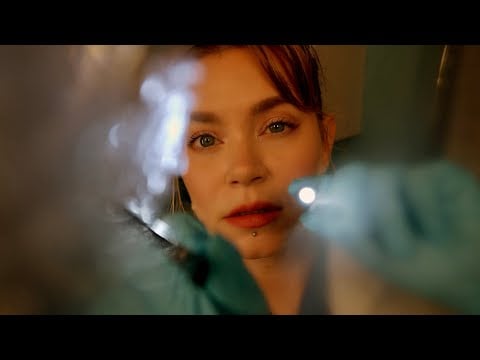 ASMR Eye Doctor Treats Your Eye Infection 👀 Eye Cleaning, Crinkles Galore!!!!
