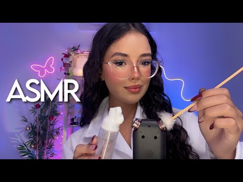 ASMR: LIMPEZA DE OUVIDO PROFUNDA E RELAXANTE 💦👂 som em 3D