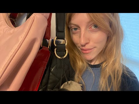 (asmr) showing you my bag collection