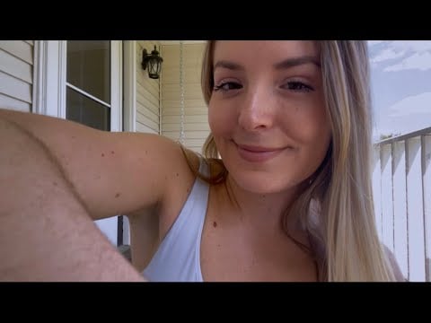 ASMR Giving You a Massage w/ Lotion (outside in nature 🩷)