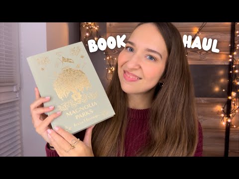 ASMR Book Haul ✨ (Book Tapping & Scratching, Tracing, Page Turning, Paper Sounds, Whispering)