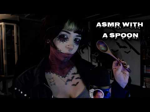 ASMR With a Wooden Spoon | Tapping, Mouth Sounds, Whispering